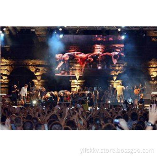 Iron / Aluminum SMD P8 indoor Full Color Led Advertising Di